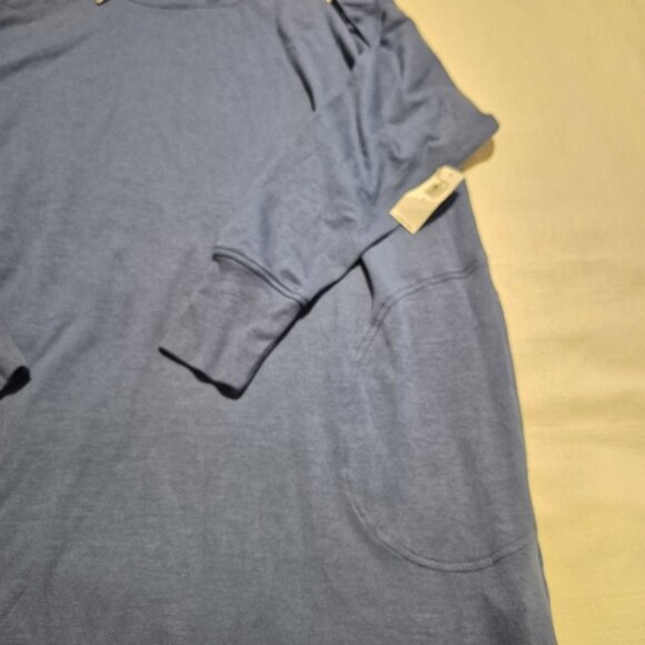 Old Navy Live In women's size Small french terry hooded mini shift dress, New - Picture 3 of 9